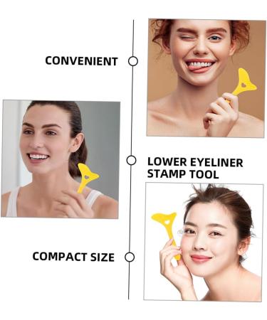 PLAFOPE Lower Eyeliner Stamp Tool 2 Pcs Eyelash Stamp Tools Bottom Lash Stamp Tool for Makeup Eyeliner Tool Cosmetic Sample - Buy Online on GoSupps.com