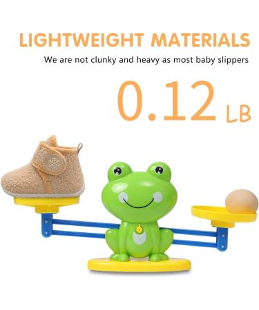 JIASUQI Baby Toddler Soft Winter Boots House Slippers - Camel | 0-6 Months - Buy Online on GoSupps.com