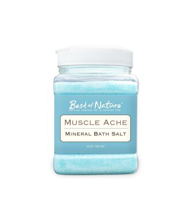 Muscle Ache Mineral Bath Salt - 100% Pure & Natural - Melt Away Muscle Aches & Pains!