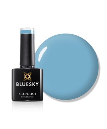 Bluesky Gel Nail Polish 10ml Sea Green - DC061 Blue Soak-Off Gel Polish for 21 Day Manicure Professional Salon & Home Use Requires Curing Under UV/LED Lamp