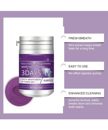 KLYso Natural Teeth Cleaning Powder - Daily Oral Care for A Brighter Smile Stain Remover & Fresh Breath Formula(2PCS) - Buy Online on GoSupps.com