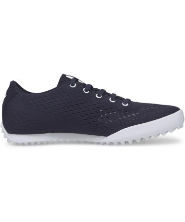 PUMA Women's Monolite Fusion Slip-on Golf Shoe - 40.5 EU Navy Blazer & Puma White | International Shipping Available - Buy Online on GoSupps.com