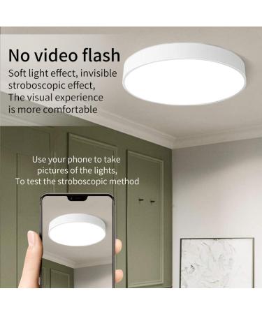 Nats 36W LED Ceiling Lamp - Warm White 3000K Ultra-Slim Modern Lighting for Living Room Bedroom Kitchen & Office - 400x40mm 2880lm - International Shipping Available - Buy Online on GoSupps.com