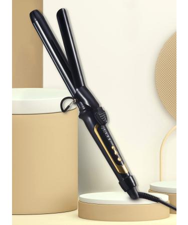 Lanvier 1 Inch Curling Iron - Extra Long Professional Hair Curler with Ceramic Tourmaline Barrel, Dual Voltage, Up to 450آ°F - Perfect for Waves & Curls - Black - Buy Online on GoSupps.com