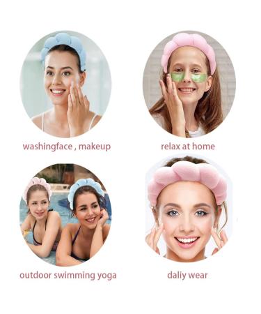 Velvet Spa Headband for Women | Puffy Headband for Skincare, Makeup & Face Mask | Soft and Comfortable - Black - Buy Online on GoSupps.com