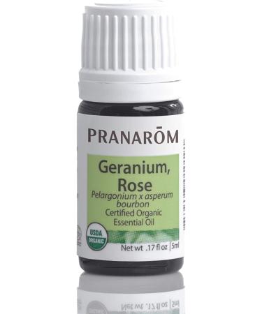 Pranarom Geranium Rose Essential Oil 5ml - Pure Aromatherapy Oil for Relaxation - Buy Online on GoSupps.com