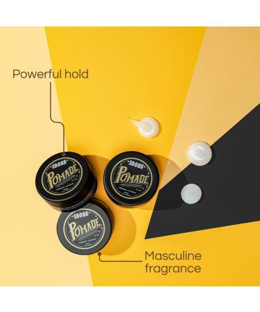 IBOSS Pomade - Premium Barber Quality Hair Pomade (3.8oz) - High Hold & Shine for Stylists Worldwide - Buy Online on GoSupps.com