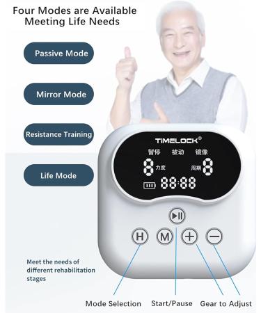 Rehabilitation Robot Gloves Supports Bone Care for Hand Training Use Different Fingers Training for Long-Term Relief Finger Cramps Left-M Left Small - Buy Online on GoSupps.com