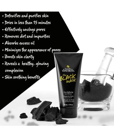 Body Drench The Black Peel-Off Mask 3 oz | Best Purifying Face Mask for All Skin Types - International Shipping - Buy Online on GoSupps.com