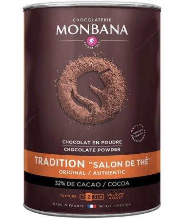 Monbana Salon de The 32% Cocoa Powder 1kg x 3 - Buy Online on GoSupps.com