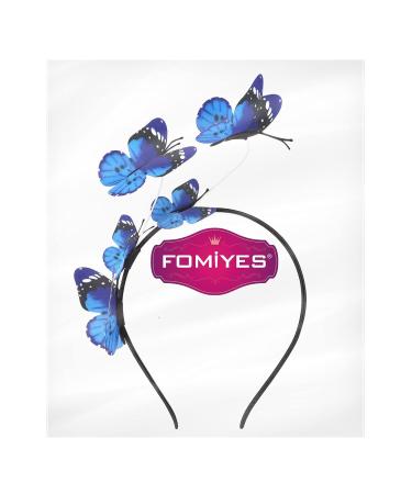 Fomiyes Butterfly Hair Band for Women - Blue Butterfly Headband for Party & Cosplay - 1 Pack FEE Headdresses - Buy Online on GoSupps.com