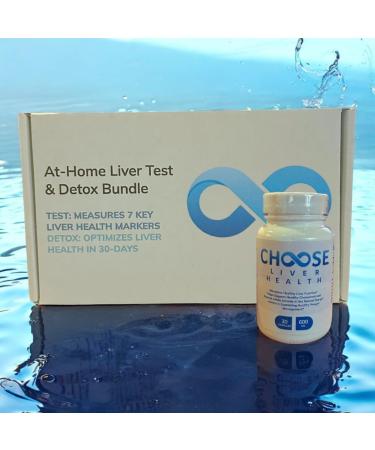 ChooseHealth 7-in-1 Liver Health Test & Bergacyn Detox Supplement | Optimize Liver Function - Buy Online on GoSupps.com