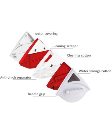 QTYUERGK Window Cleaner 15-24 mm Magnetic Window Cleaner Double Side Glass Wiper Cleaner Glass Cleaning Tool Glider Washing Brush Cleaners - Buy Online on GoSupps.com