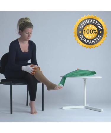 Easy Slide Open Toe Compression Sock Aid - Large Size | Stocking Donner Tool for Easy On Applicator | Compression Stockings Helper Device - Buy Online on GoSupps.com