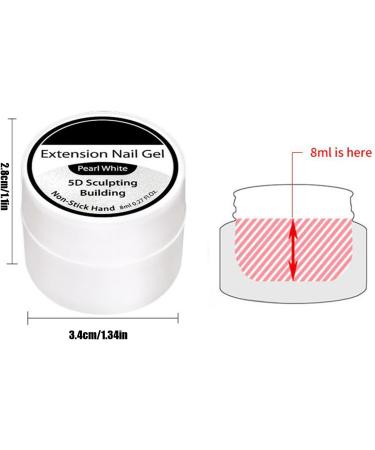  Dubbulon 3D Modelling Gel for Nails 10 ml Non-Sticky Manicure UV Gel for Nails with Solid 3D Modelling for Beginners Manicures Women Girls Daily Use Travel Salon Christmas Wedding Party - Buy Online on GoSupps.com