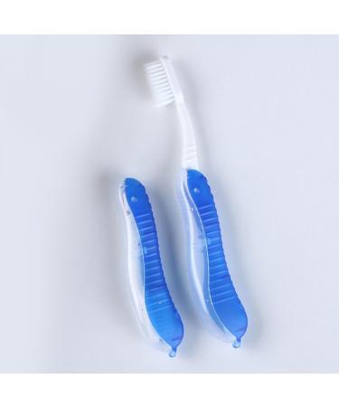 Shenrongtong Foldable Toothbrush - Compact Manual Toothbrush for Travel & Camping | Soft Bristles for Adults & Kids | Ultimate Outdoor Convenience - Buy Online on GoSupps.com