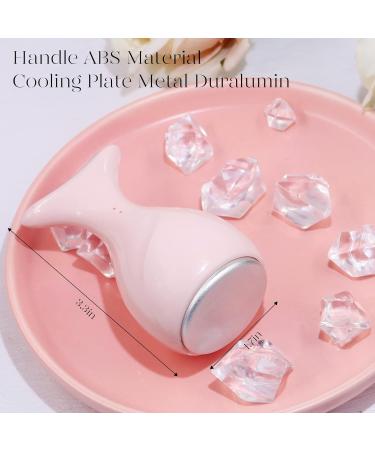 BAIMEI Reusable Cooling Eye Pad with Handle - Ice Globe for Women - Reduce Puffiness & Shrink Pores - Pink - Buy Online on GoSupps.com