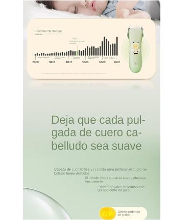 Baby Hair Clipper Electric Shaver for Newborns & Children - Lanugo Removal Tool (Abeja Verde Set 2) - Buy Online on GoSupps.com