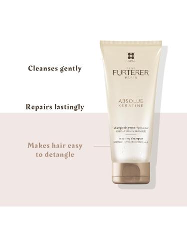 Ren Furterer - ABSOLUE KERATINE - Repairing Shampoo - Sulfate-Free Shampoo With Plant-Based Keratin - 200ml - Buy Online on GoSupps.com