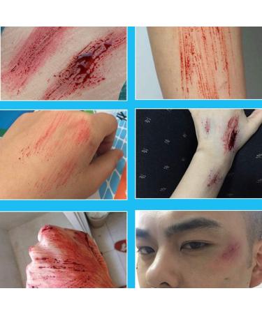 Verdant Touch FX Makeup FX Blood Scar Stubble Effect Wound Makeup Stipple Sponge for Halloween Xmas (Small Hole) - Buy Online on GoSupps.com