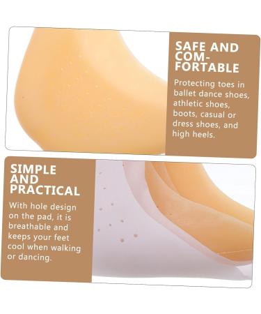 JEWEDECO 6 Pairs Silicone Heel & Toe Protectors - Pain Relief for Pointed Shoes, Boots, Forefoot Pad - Flexible Silica Gel Sleeves Set - Buy Online on GoSupps.com