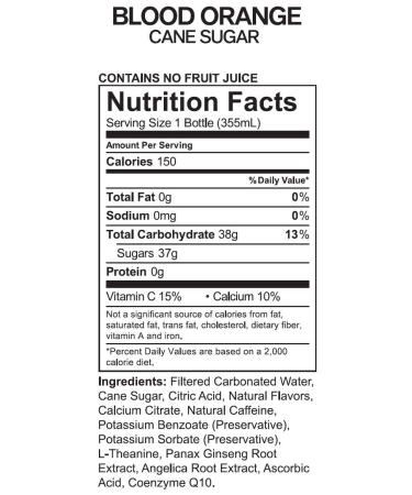 UPTIME Blood Orange Energy Drink - 12 Pack, 12oz Bottles, Natural Caffeine, Sparkling, Premium Quality - Buy Online on GoSupps.com