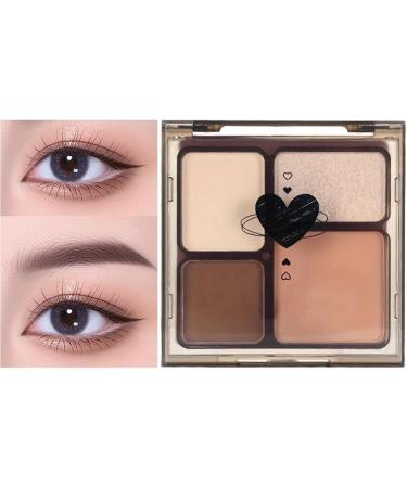 4Colors Pigmented Eyeshadow Palette Smooth Texture for Easy Application Great for Makeup Lovers - Buy Online on GoSupps.com