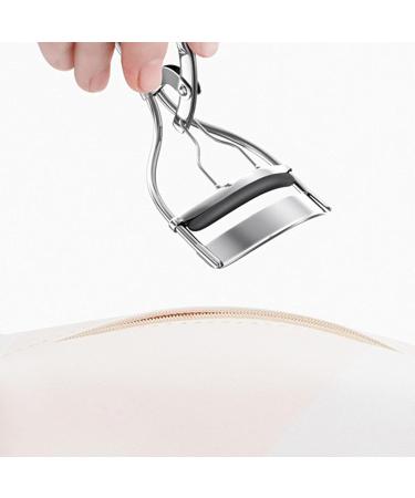Teksome Eyelash Curler | Handheld Eye Lash Curler | Padded Handle Curler Just Dramatically Curled Eyelashes for Lash Lift in Seconds for Long Lasting Chrome-pvc Box - Buy Online on GoSupps.com