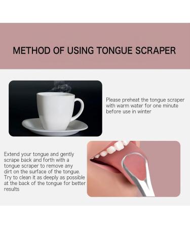 Stainless Steel Tongue Cleaner - Effective Tongue Scraper & Brush for Adults | Fresh Breath in Seconds | 2 Pack for Bad Breath Cure - Buy Online on GoSupps.com
