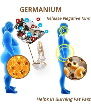 ExQst Lymphvity Magnetic Therapy Germanium Earrings | Acupressure Slimming & Lymphatic Drainage | 2PCs for Men & Women - Buy Online on GoSupps.com