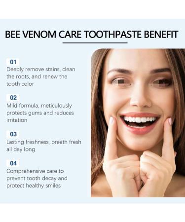 Bee Juice Toothpaste for Stain Removal Deep Teeth Whitening Fresh Breath - Buy Online on GoSupps.com