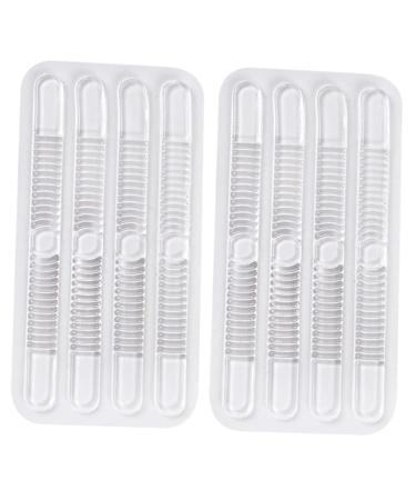 FRCOLOR 2 Sets Anti-wear Stickers Heel Cups Sole Grip Pads Comfort Heel Cup Clear Heel Liners High-Heeled Shoes Pad Shoelaces Anti-Dropping Heel Sticker Invisible High Heel Women's Gel