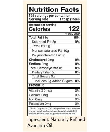 Kevala Avocado Oil 1/2 Gallon (1 892ml) (Refined) - Buy Online on GoSupps.com