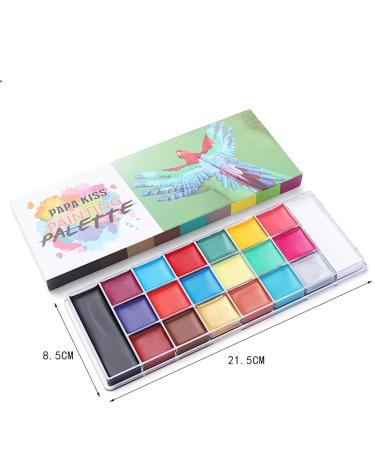Professional Face Painting Kit - Water Soluble Body Paint for Holidays & Competitions - Stage Makeup in Color B - Buy Online on GoSupps.com