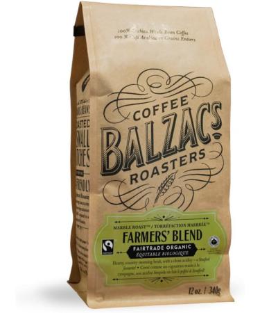 Balzac's Coffee Roasters Espresso Blend Whole Bean Coffee 12oz Espresso Blend 12 ounces & Roasters Farmer's Blend Whole Bean Coffee 12oz Farmer's Blend 12 ounces Whole Bean Coffee + Blend Whole Bean Coffee - Buy Online on GoSupps.com