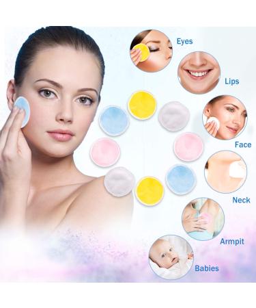 Reusable Washable Makeup Pads & Konjac Sponge - Eco-Friendly Cotton & Bamboo Zero Waste with Laundry Bag - Buy Online on GoSupps.com