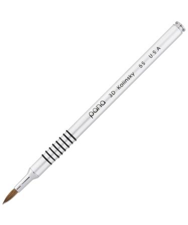 PANA 3D Kolinsky Acrylic Nail Art Brush Size #5 - Silver Non-Slip Grip for Stunning 3D Flower Designs - International Shipping Available - Buy Online on GoSupps.com