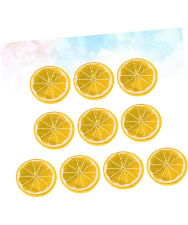 ABOOFAN 50pcs Simulation Lemon Slices Candy Resin Charms Toys Orange Slices Props Plastic Fake Inflatable - Buy Online on GoSupps.com
