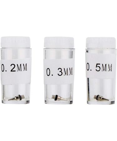 Uouteo Airbrush Nozzle & Needle Replacement Set with Cleaning Repair Tool - 0.2mm, 0.3mm, 0.5mm - 11 in 1 Kit - Buy Online on GoSupps.com