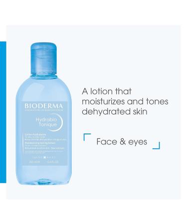 Bioderma Hydrabio Tonic Lotion 8.45 Fl Oz - Hydrating Face Lotion for Sensitive Dry Skin - Climate Pledge Friendly - Buy Online on GoSupps.com
