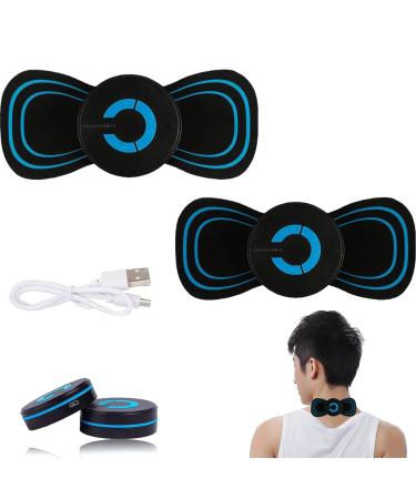 5 In 1 full -body massager massage plaster for everyday pain wireless massager with 6 modes muscle pain relief microste drum massage device for the whole body shoulders (2 pieces)