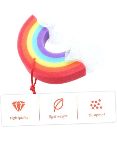 3pcs Rainbow Body Brush Bath Sponges - Foaming Bathing Balls | Novelty Rainbow Bath Accessories for a Luxurious Bath Experience - Buy Online on GoSupps.com