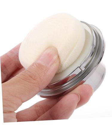 Outanaya 2pcs Mushroom Head Loose Powder Box Empty Powder Case Travel Powder Case Make up Holder Plastic - Buy Online on GoSupps.com