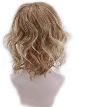 Premium Kkjkk Womens Blonde Wig - Fluffy Curly Wavy Heat-Resistant Synthetic Hair for Daily Wear & Parties - Buy Online on GoSupps.com