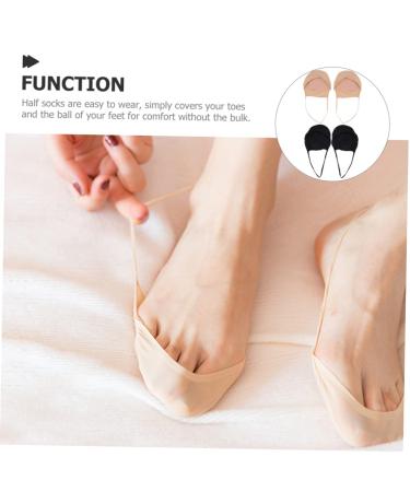 Frcolor Invisible Stocking Holders - 4 Pairs No-Show Casual Cotton Socks for Women | Summer High-Heel Essentials - Buy Online on GoSupps.com