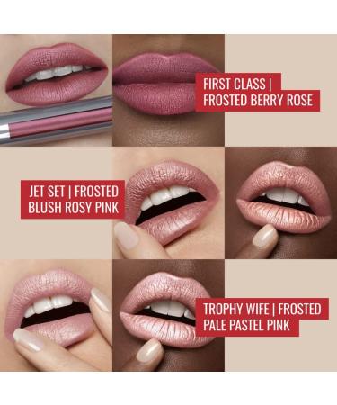 Runway Rogue Silk Glam Liquid Lipstick Trio - First Class, Jet Set, Trophy Wife (3 fl oz pack) | Long Lasting Liquid Lipstick Set - Buy Online on GoSupps.com