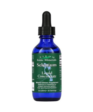 Eidon Mineral Supplements Ionic Minerals Selenium Liquid Concentrate 2 oz (60 ml) - Buy Online on GoSupps.com