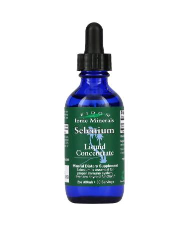 Eidon Mineral Supplements Ionic Minerals Selenium Liquid Concentrate 2 oz (60 ml)