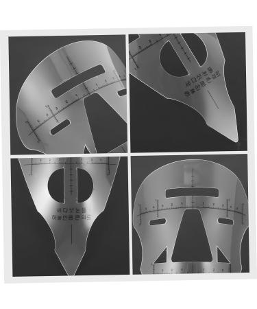 Didiseaon 3 Pcs Manicure Tools Make up Kit Eyebrow Tracer Makeup Ruler Lip Ruler Paint Pen Painting Pen Carved - Buy Online on GoSupps.com