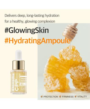 Elensilia CPP Propolis 80 Gold Ampoule Set Nourishing & Moisturizing Facial Serum with Honey & Royal Jelly 15ml 5ea (Total 75ml / 2.53 fl.oz) - Buy Online on GoSupps.com